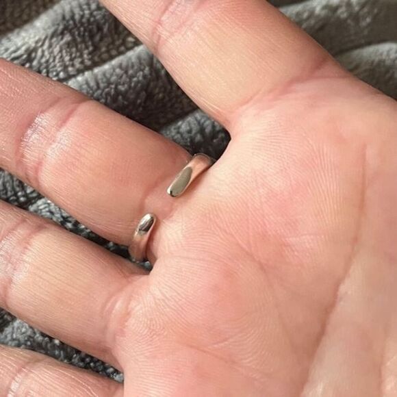 The Sublime Swirl ring in 925 silver adjustable - Picture 4 of 8